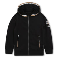 Hugo Boss Black Logo Sleeve Zip Up Sweatshirt