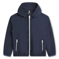 Hugo Boss Navy Hooded Windbreaker