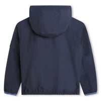 Hugo Boss Navy Hooded Windbreaker