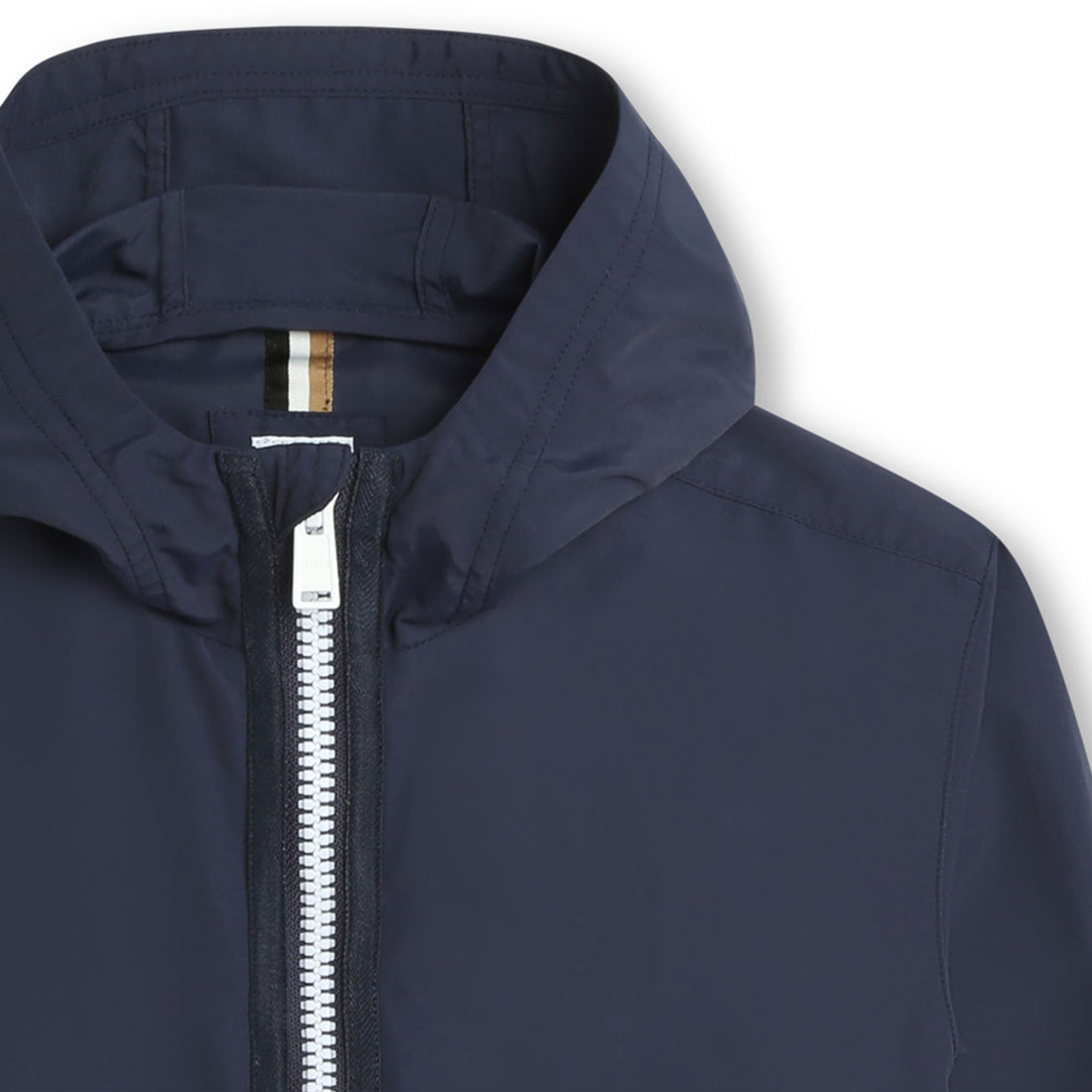 Hugo Boss Navy Hooded Windbreaker