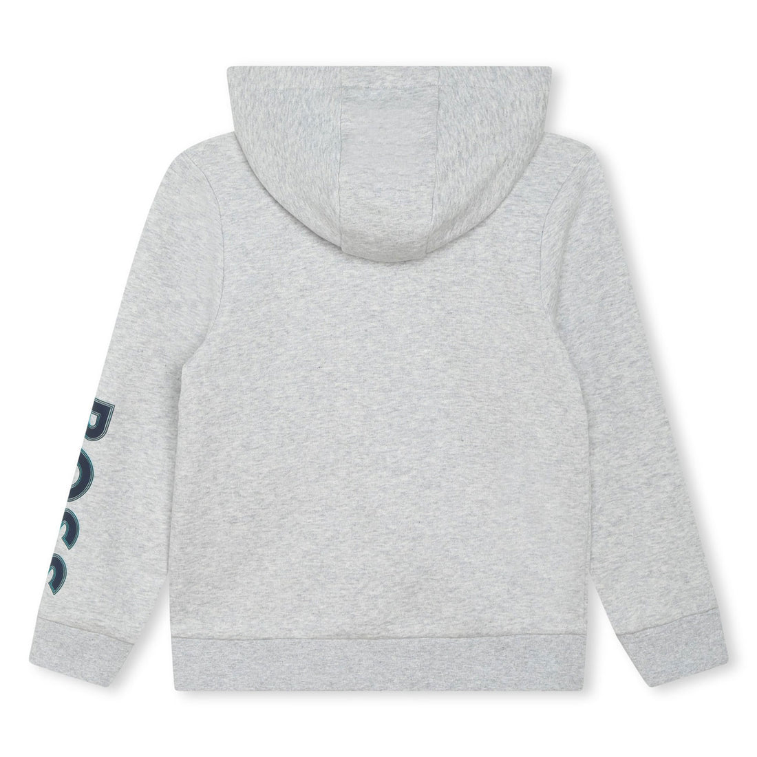 Hugo Boss Chine Grey Zip-Up Sweatshirt