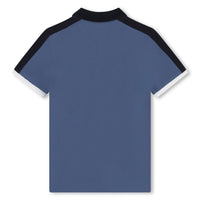 Hugo Boss Slate Blue Color Block Polo