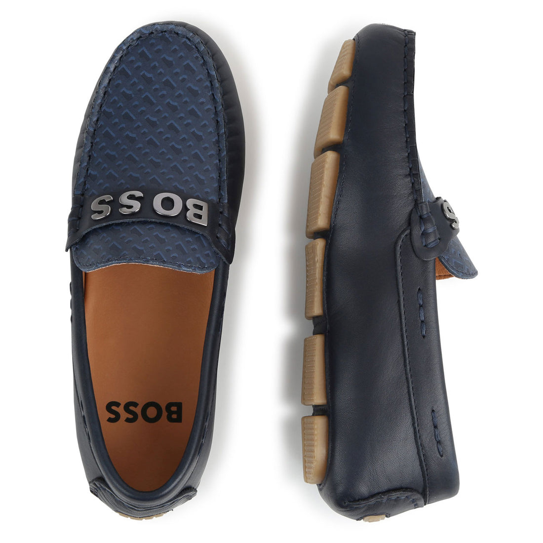 Hugo Boss Navy Moccasin