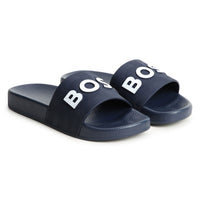 Hugo Boss Navy Aqua Slides