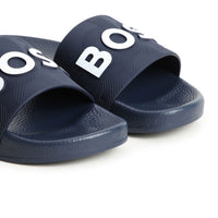 Hugo Boss Navy Aqua Slides