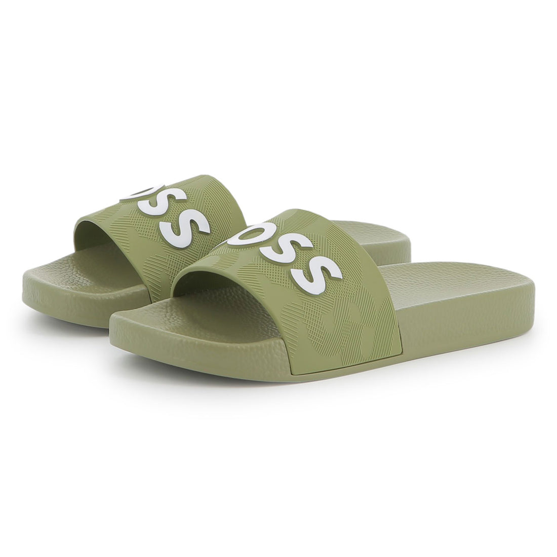 Hugo Boss Dark Green Aqua Slides