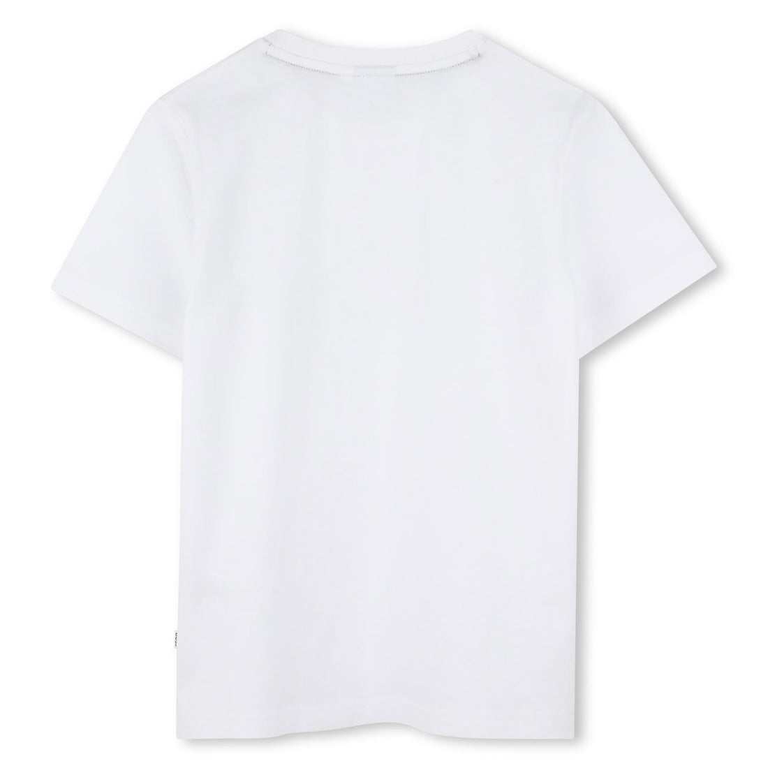Hugo Boss White Mini Me Tricolor Print Tee