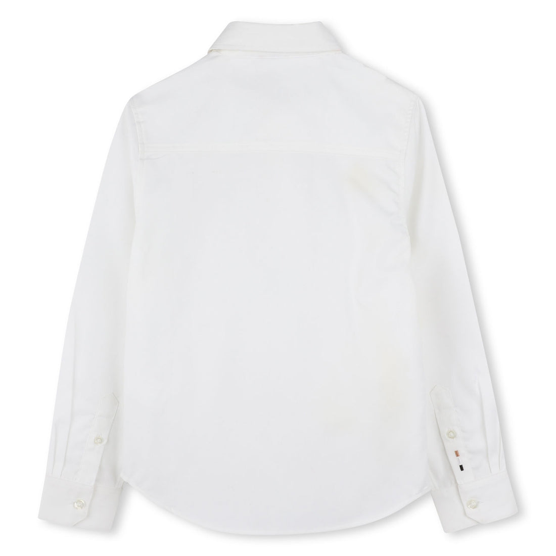Hugo Boss White Embroidery Long Sleeve Shirt