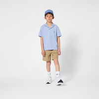Hugo Boss Light Blue Double B Embroidered Polo