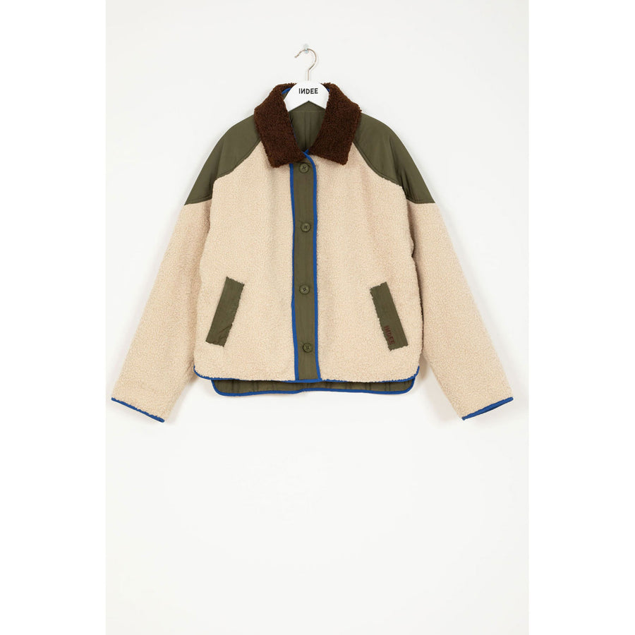 Indee Kaki Reversible Twins Jacket