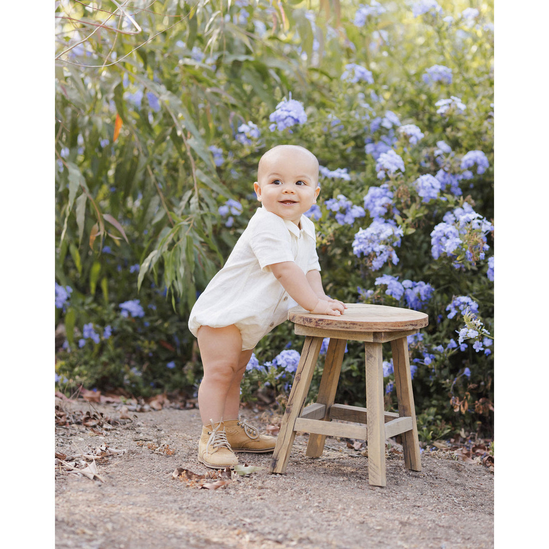 Noralee White Henry Romper