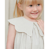 Noralee Sage Stripe Florence Dress