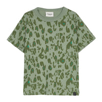 Finger In The Nose  Stone Khaki Leopard Jason T-Shirt