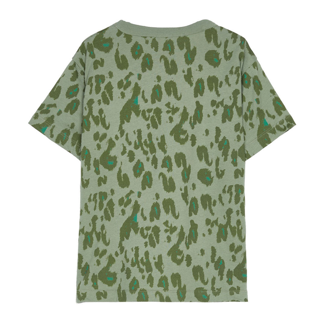 Finger In The Nose  Stone Khaki Leopard Jason T-Shirt