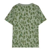 Finger In The Nose  Stone Khaki Leopard Jason T-Shirt
