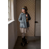 Little Cotton Clothes Blue Velvet Sophie Coat