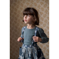 Little Cotton Clothes Patchwork Print Floral Arial Skirt