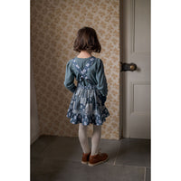 Little Cotton Clothes Patchwork Print Floral Arial Skirt