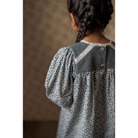 Little Cotton Clothes Rye Floral and Velvet Nessa Dress