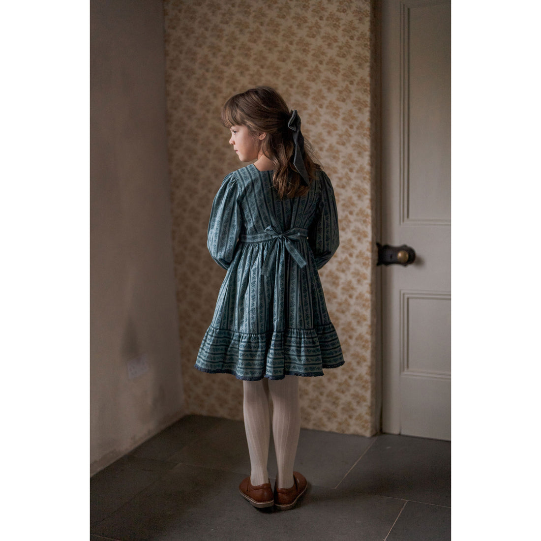 Little Cotton Clothes Garland Floral Ruth Dress