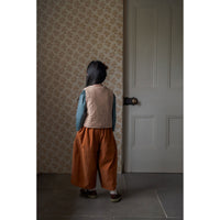 Little Cotton Clothes Seersucker Gingham Josie Reversible Waistcoat