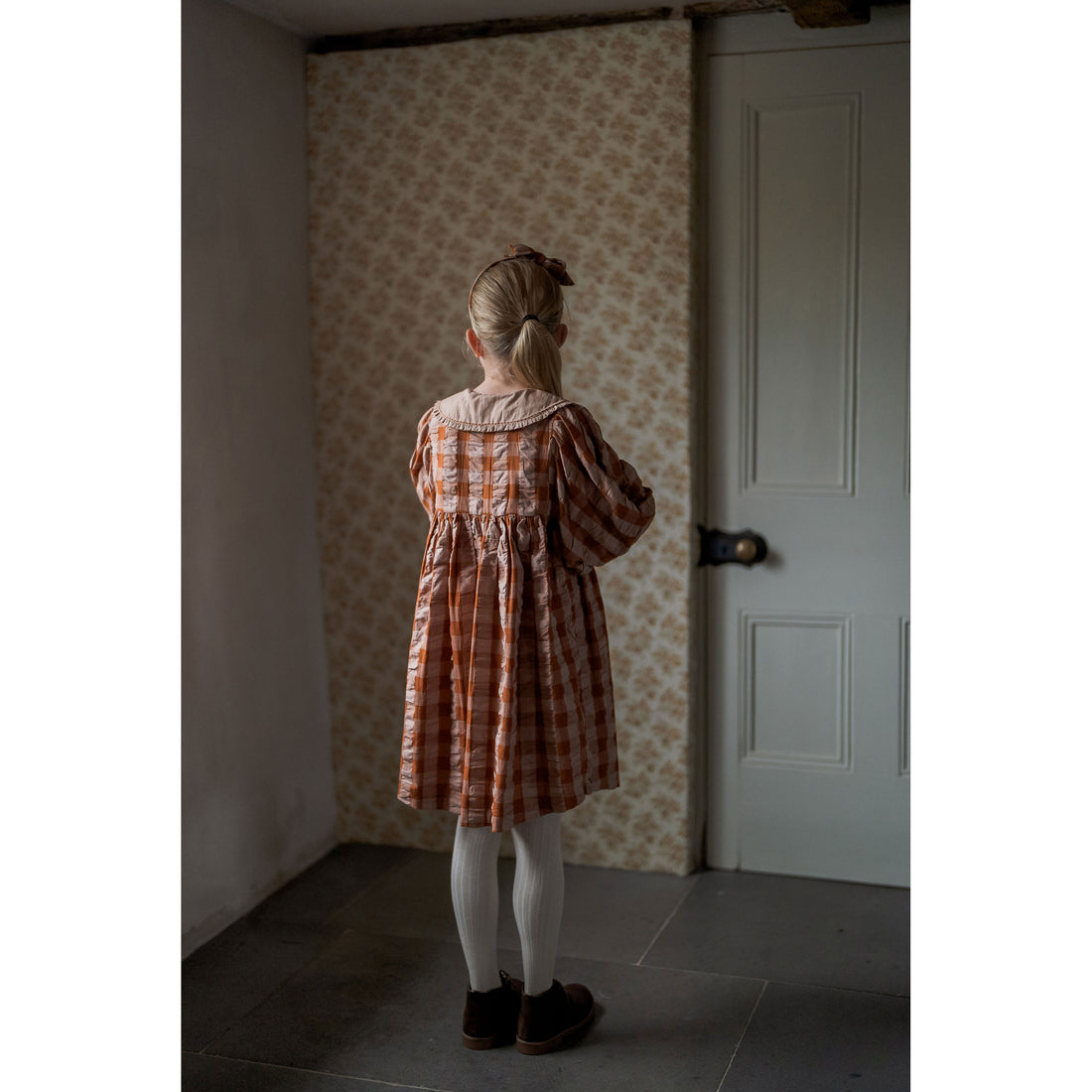 Little Cotton Clothes Seersucker Gingham Lottie Dress