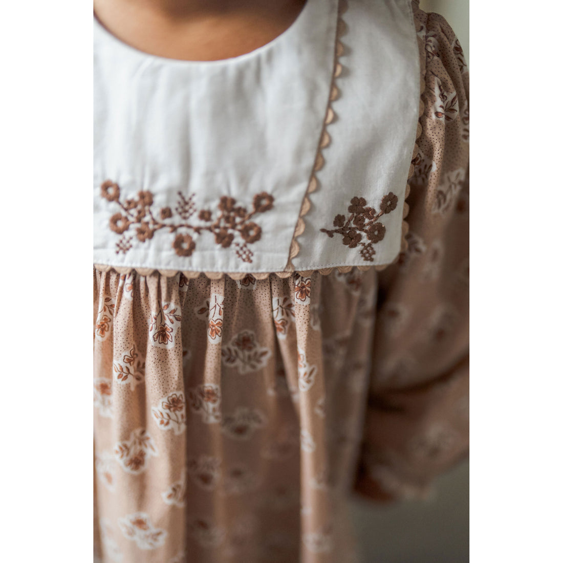 Little Cotton Clothes Hollyhock Floral Della Dress