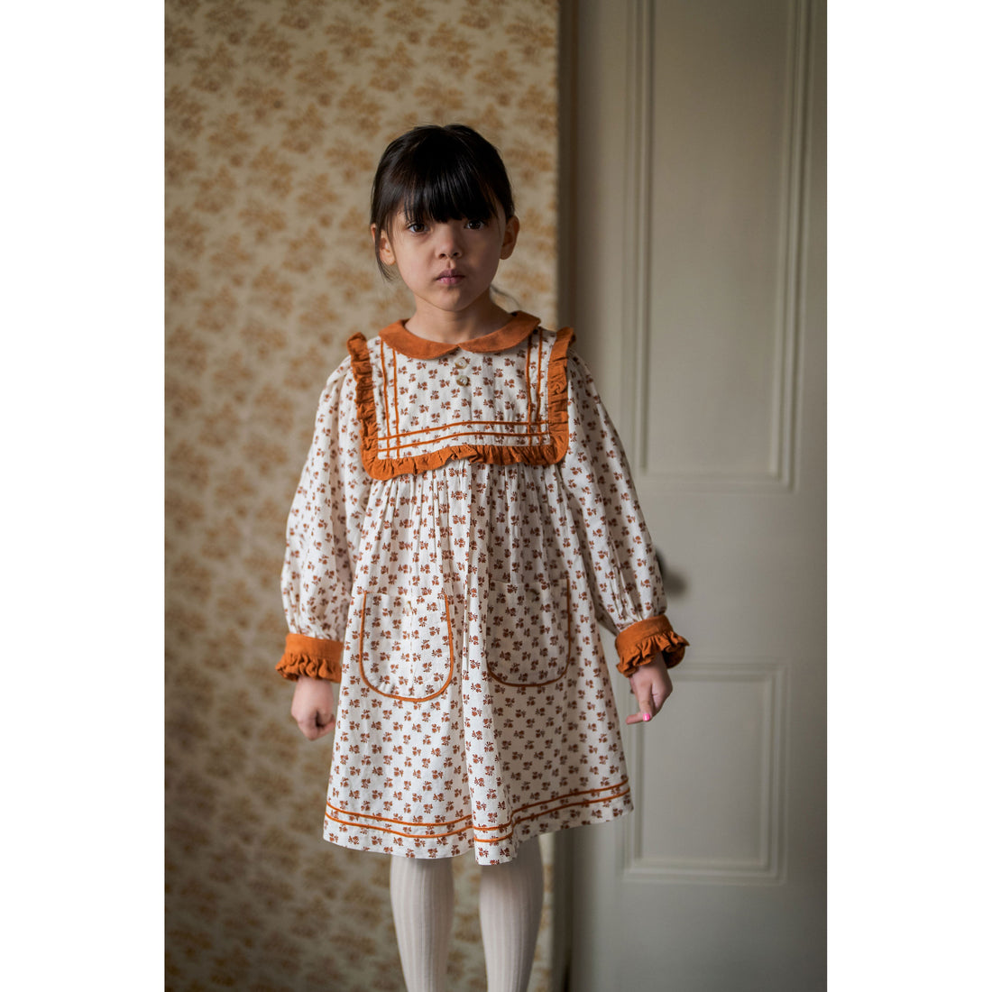 Little Cotton Clothes Abberley Floral Maria Dress