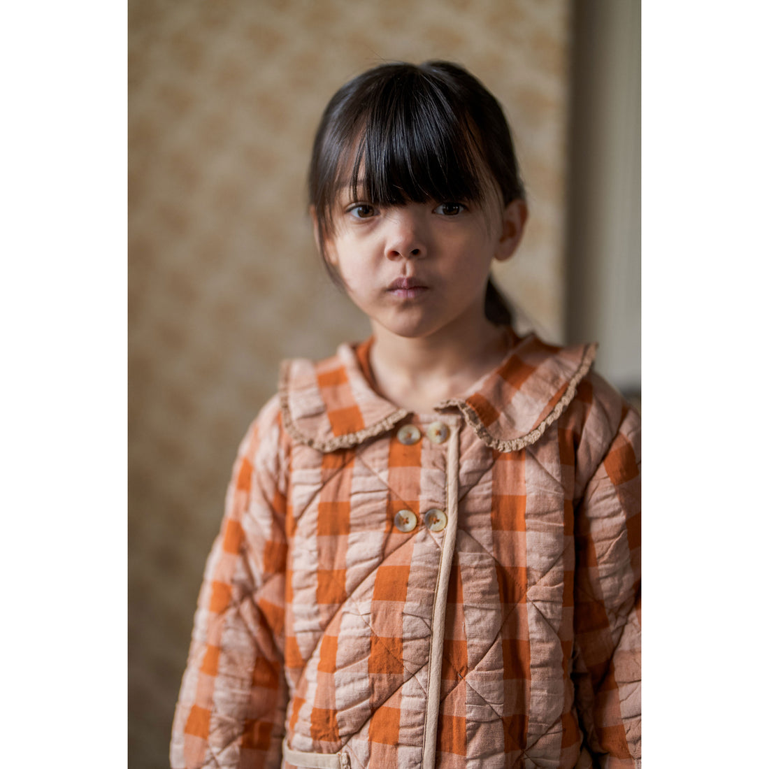 Little Cotton Clothes Seersucker Gingham Freya Jacket