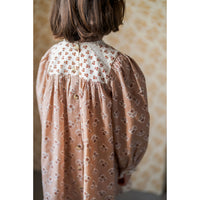 Little Cotton Clothes Hollyhock Floral Nessa Dress