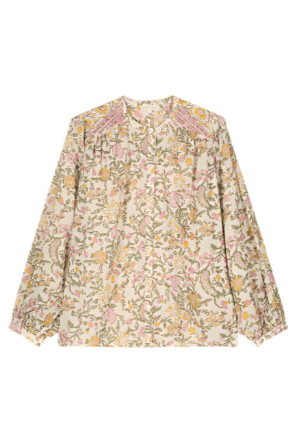 Louise Misha Cream Mimosa Spring Jeanne Women Shirt