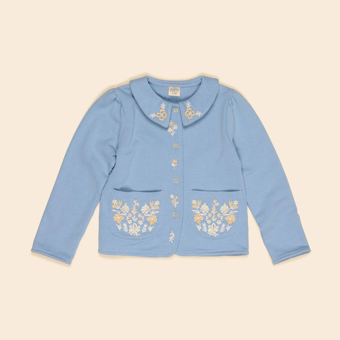 Apolina  Book Blue Jena Jersey Cardigan