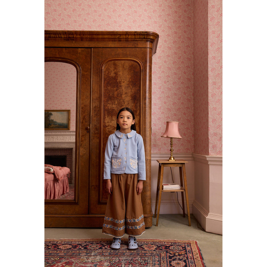 Apolina  Book Blue Jena Jersey Cardigan