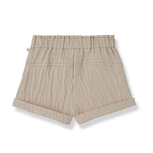 1+ in the Family  Beige Jofre Baby Bermudas