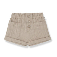 1+ in the Family  Beige Jofre Baby Bermudas