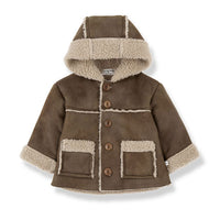 1+ In The Family Brown Johan Hooded Jacket