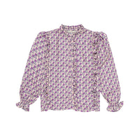 The New Society Flower Print Josephine Blouse