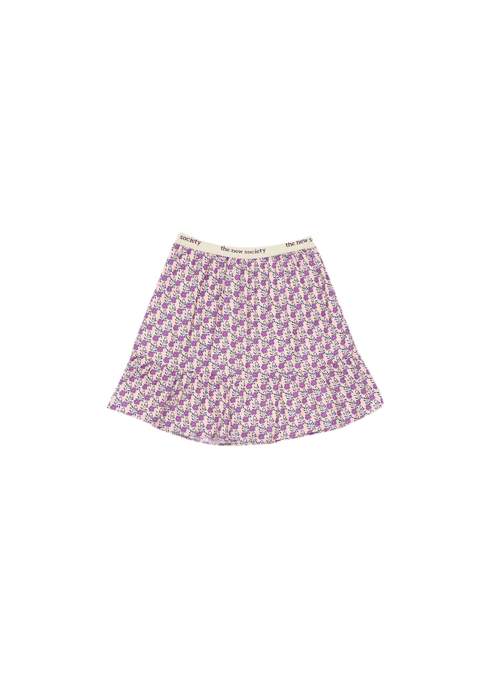 The New Society Flower Print Josephine Skirt
