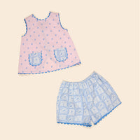Apolina Studio Calico Pink/Studio Floral Juni Short Set