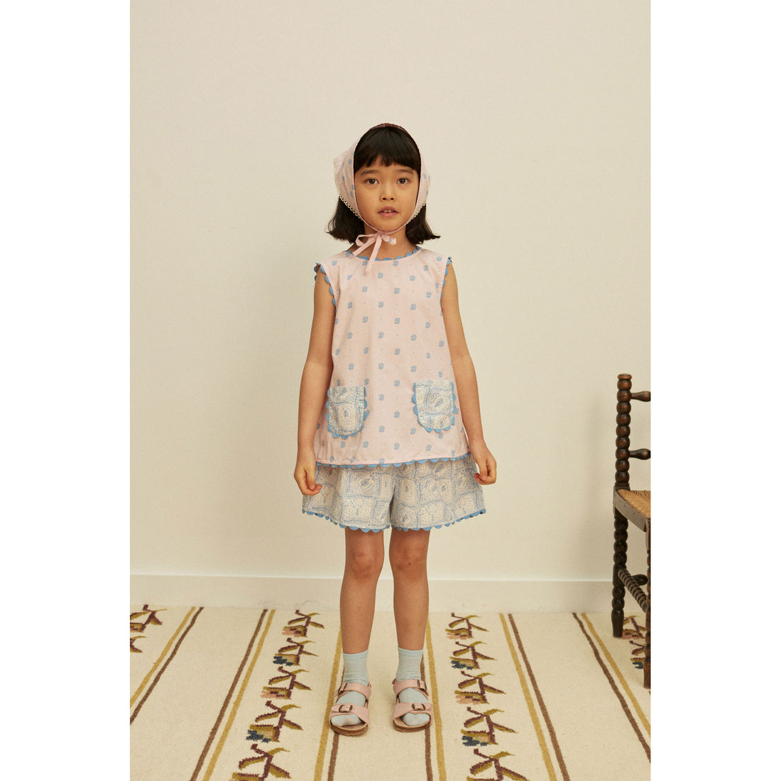 Apolina Studio Calico Pink/Studio Floral Juni Short Set