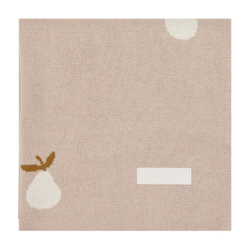 Jamie Kay Pear Blanket - Pears Rosebud