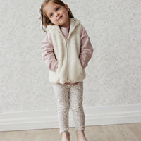 Jamie Kay Kai Recycled Polyester Sherpa Vest - Natural