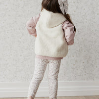 Jamie Kay Kai Recycled Polyester Sherpa Vest - Natural