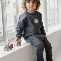 Jamie Kay Organic Cotton Damien Sweatshirt - Smoke