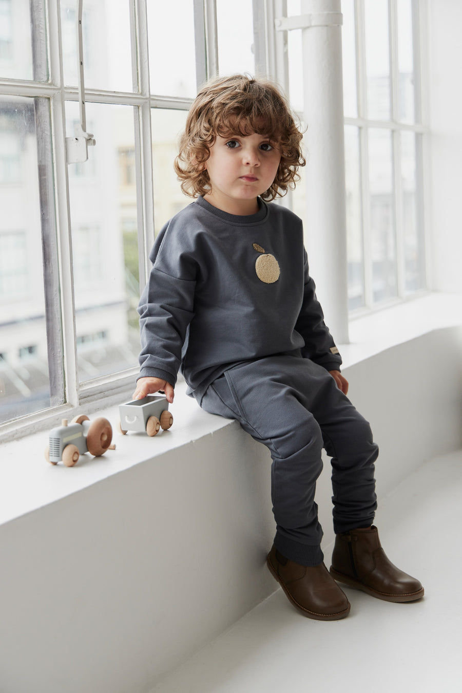 Jamie Kay Organic Cotton Morgan Pant - Smoke