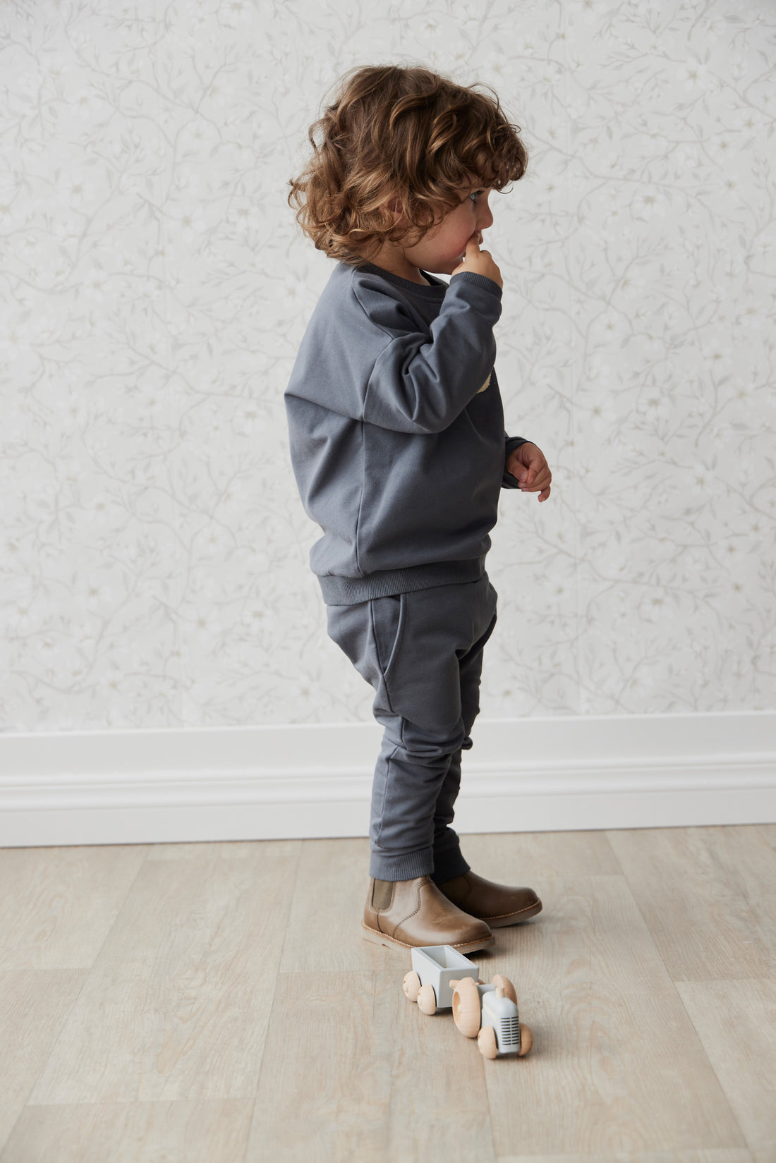 Jamie Kay Organic Cotton Damien Sweatshirt - Smoke