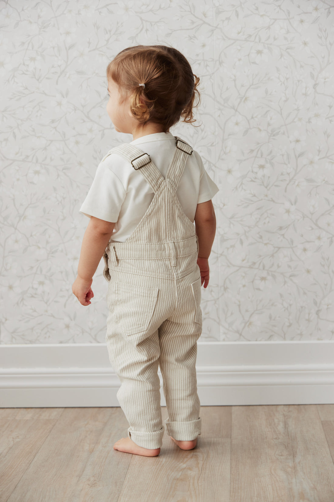 Jamie Kay Jordie Cotton Twill Overall - Stripe