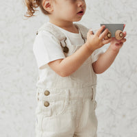 Jamie Kay Jordie Cotton Twill Overall - Stripe