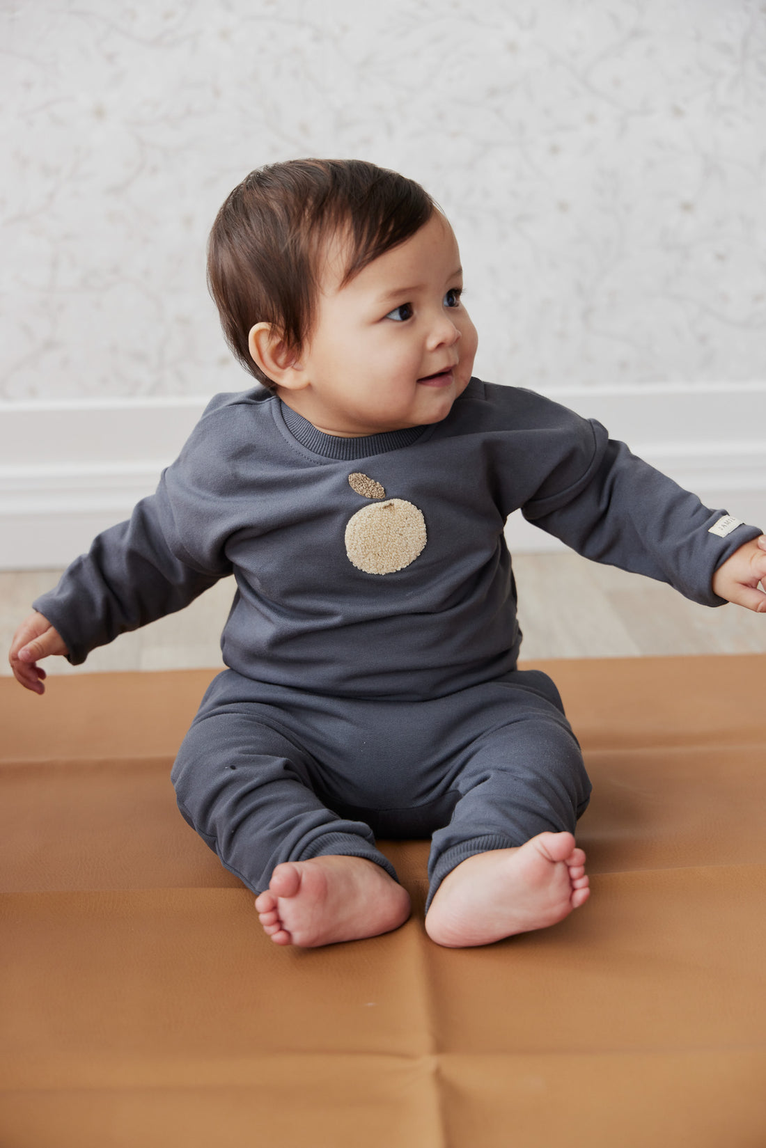 Jamie Kay Organic Cotton Damien Sweatshirt - Smoke
