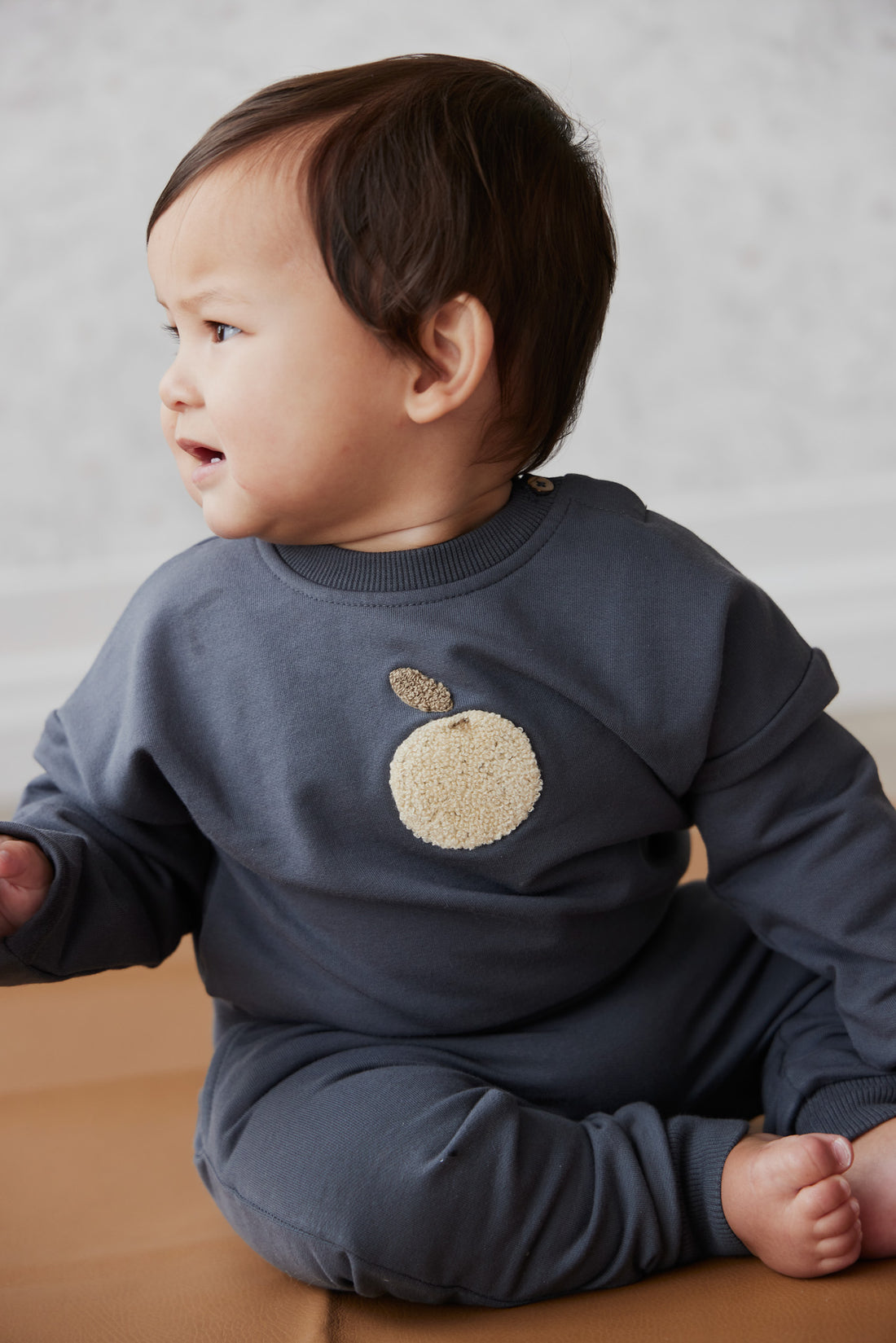 Jamie Kay Organic Cotton Damien Sweatshirt - Smoke